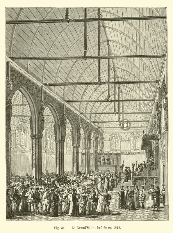 GrandSalle, vyhořel v roce 1618 od French School