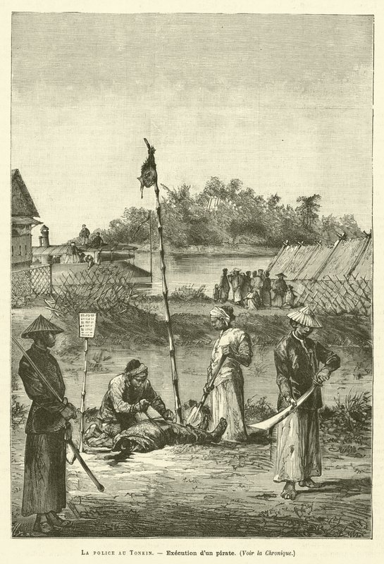 The Tonein Police (rytina) od French School