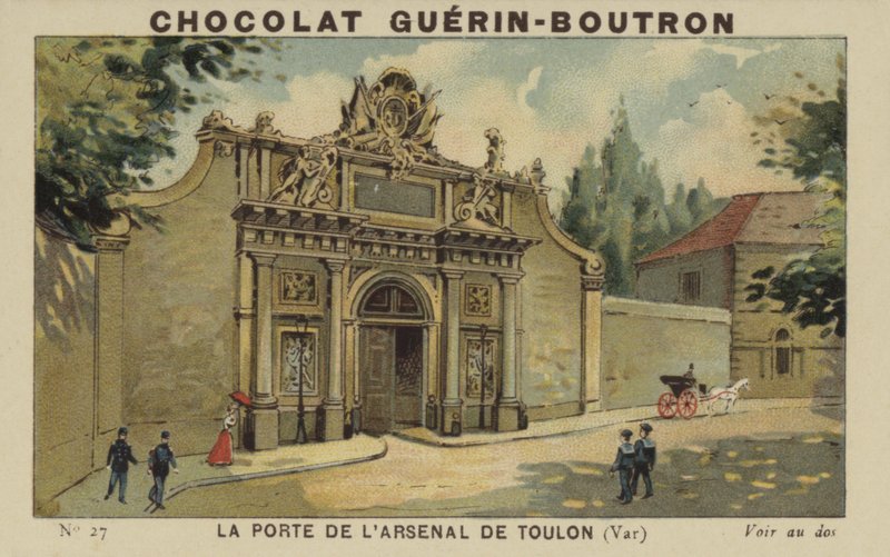 Brána arzenálu v Toulonu, Var od French School