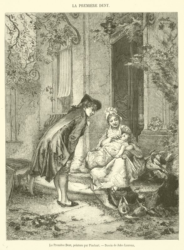 La Premiere Dent (rytina) od French School