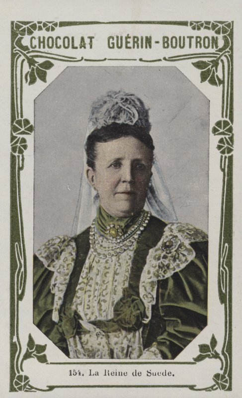 La Reine de Suede (barevná fotografie) od French School