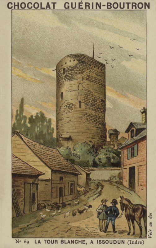 Bílá věž, v Issoudun, Indre od French School