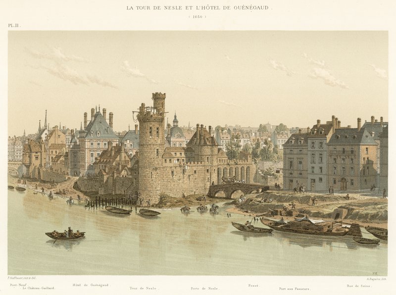 Tour de Nesle a Hotel de Guenegaud, 1650 od French School