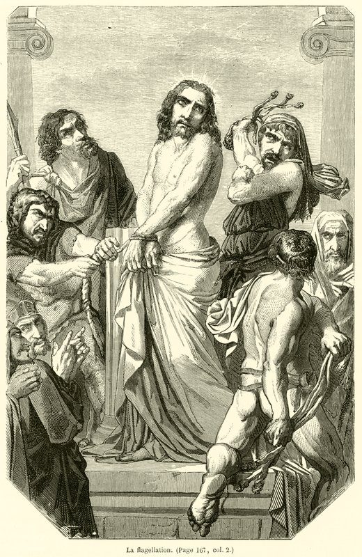 La flagellation (rytina) od French School