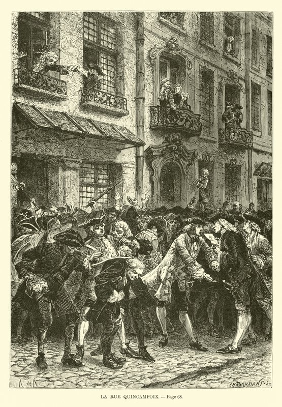 Rue Quincampoix od French School
