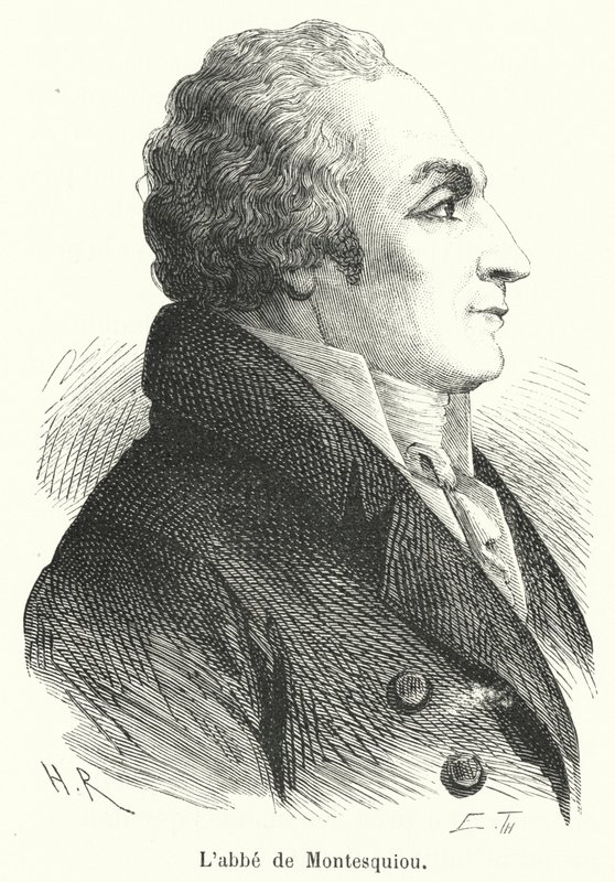 Abbe de Montesquiou (rytina) od French School