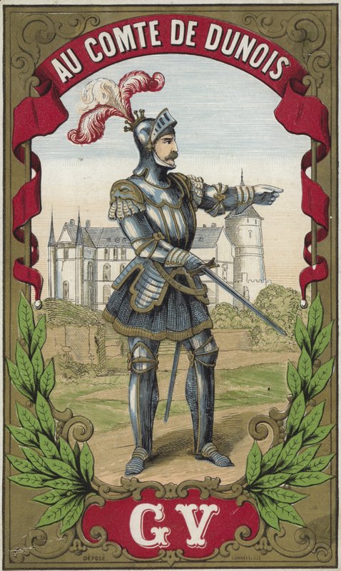 Štítek pro vlákno Count of Dunois od French School