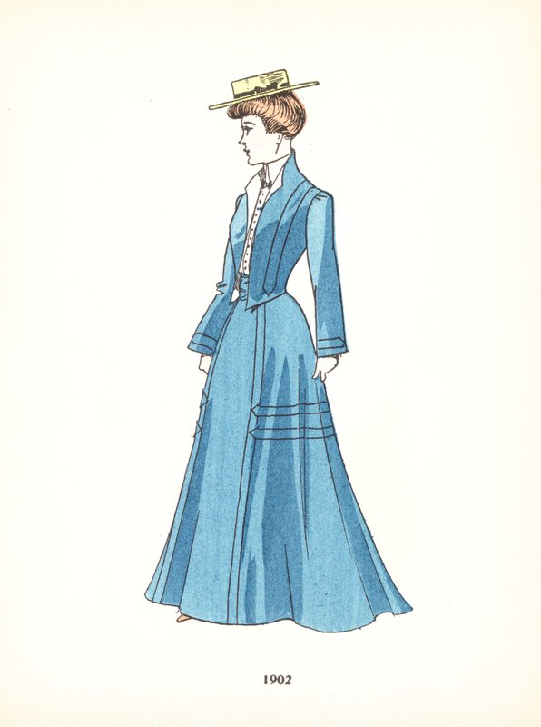 Dámská móda, 1902 od French School