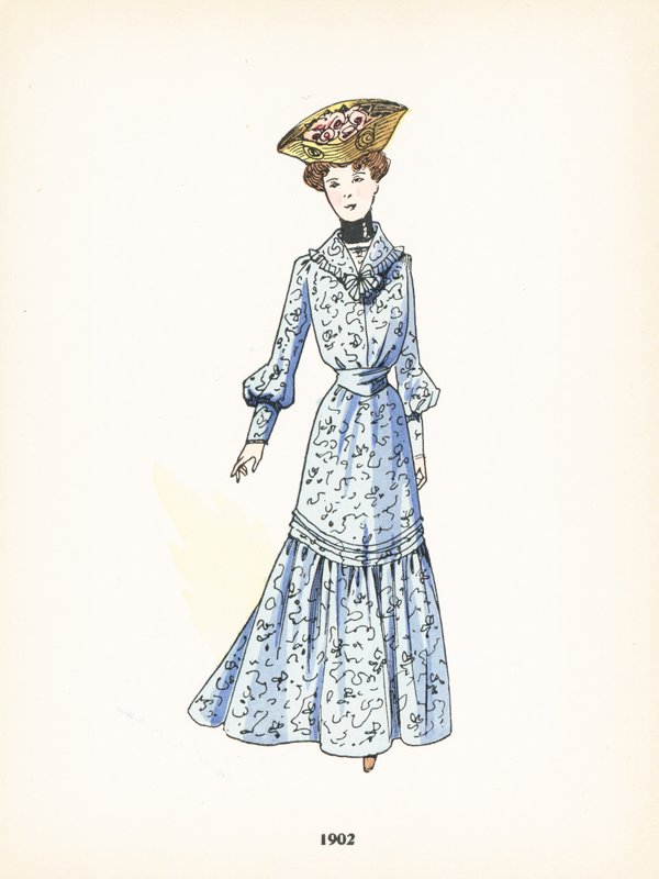 Dámská móda, 1902 od French School