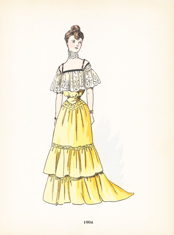 Dámská móda, 1904 od French School