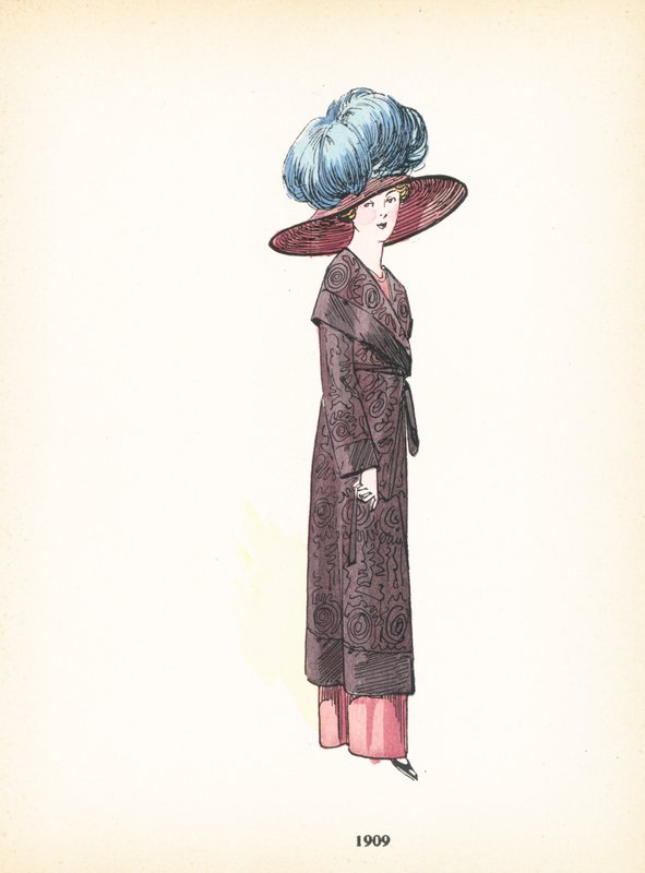 Dámská móda, 1909 od French School