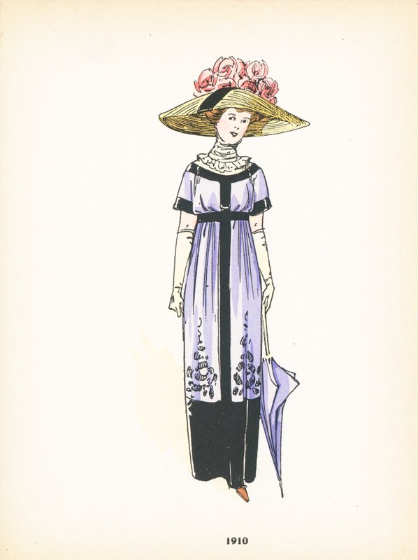 Dámská móda, 1910 od French School