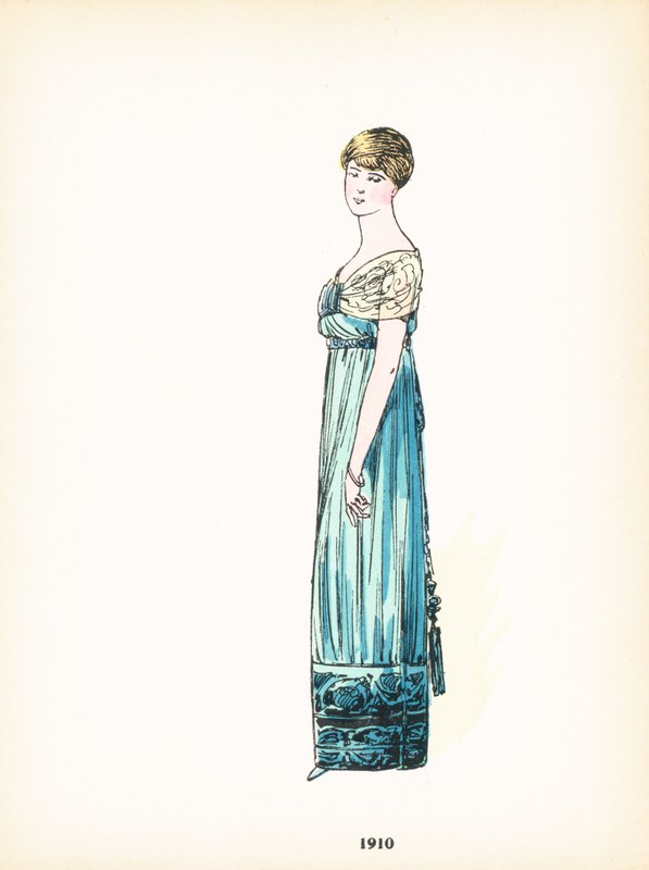 Dámská móda, 1910 od French School