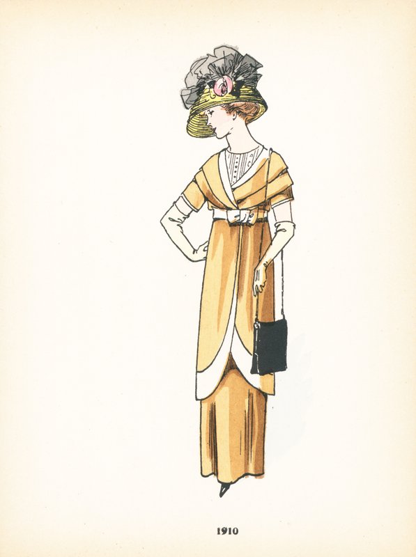 Dámská móda, 1910 od French School