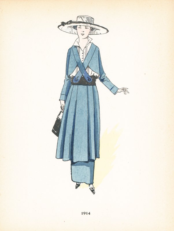 Dámská móda, 1914 od French School