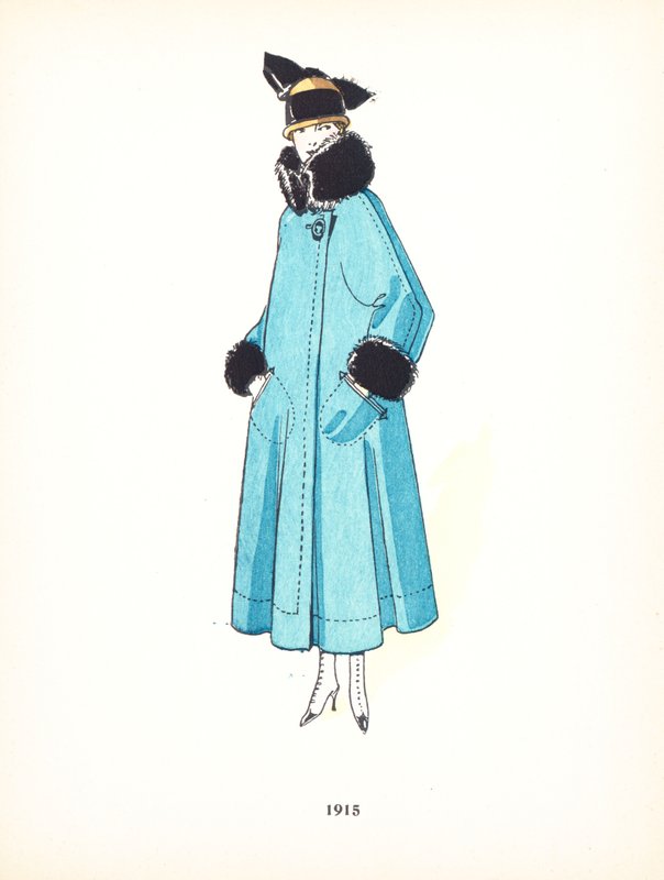 Dámská móda, 1915 od French School