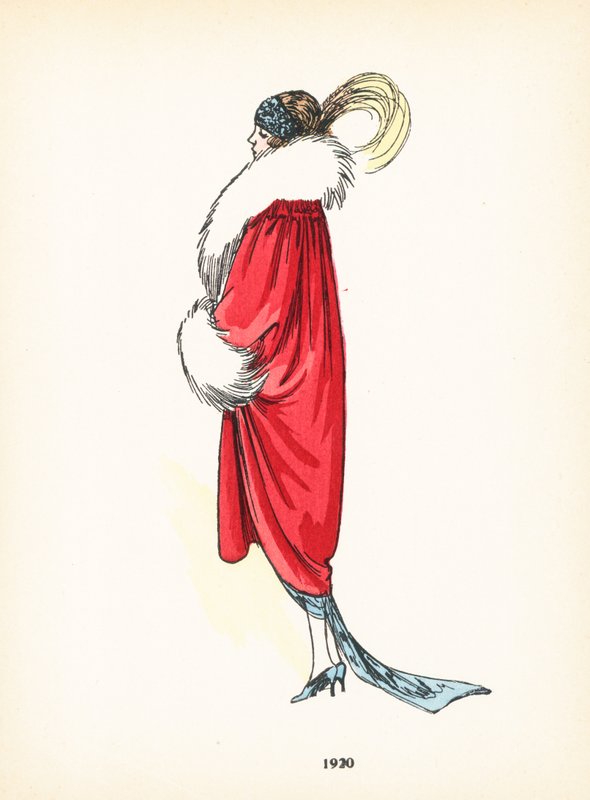 Dámská móda, 1920 od French School