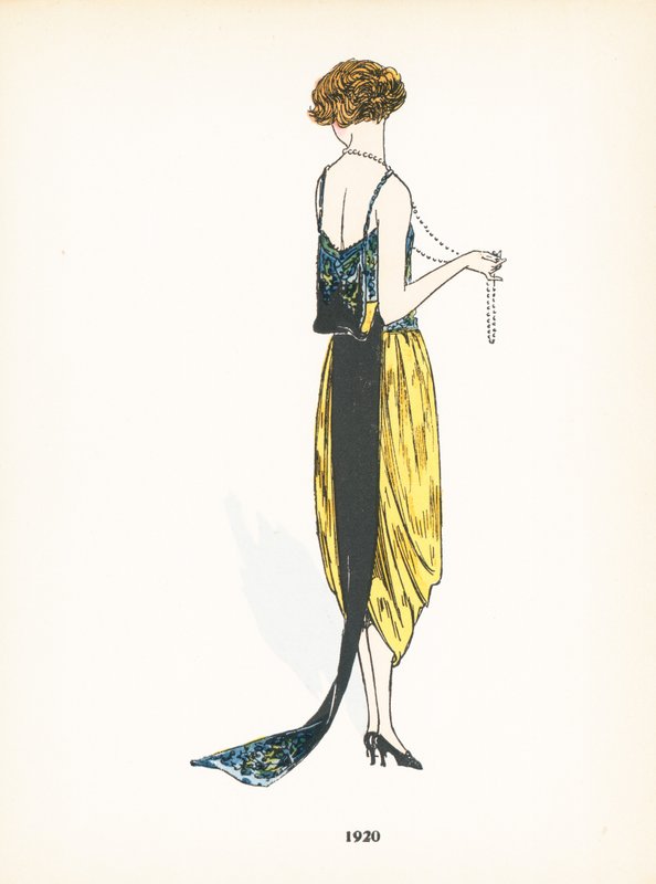 Dámská móda, 1920 od French School