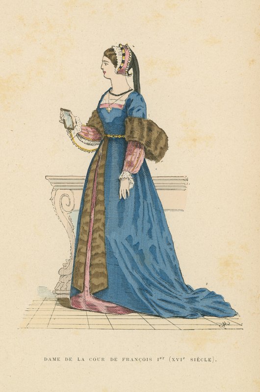 Paní na dvoře Františka I. Francouzského od French School