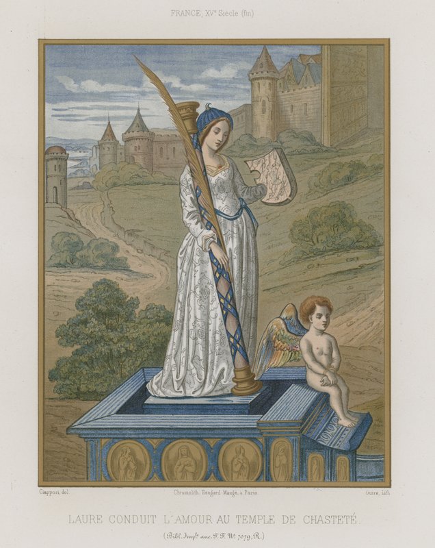 Laura v Chrámu cudnosti od French School