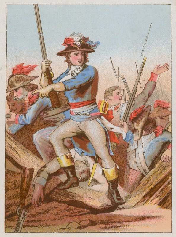 Lazare Carnot v revolučních válkách od French School