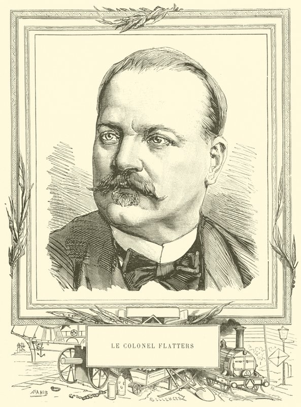 Le Colonel Flatters (rytina) od French School