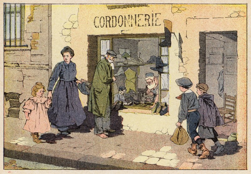 Le Cordonnier, výrobce obuvi (barva lito) od French School