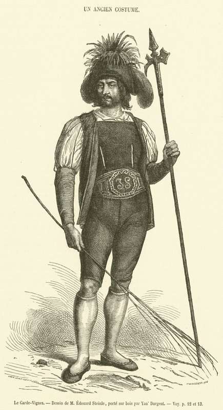 Vinekeeper (rytina) od French School