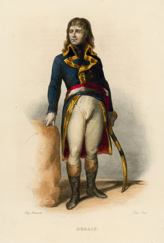Le General Desaix (barevná rytina) od French School