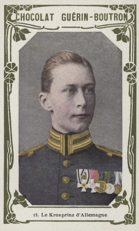 Le Kronprinz dAllemagne (barevná fotografie) od French School