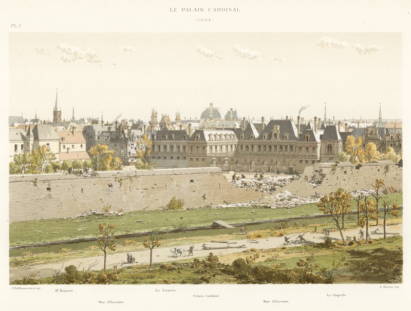 Kardinálský palác, 1634 od French School