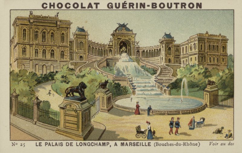 Palais de Longchamp, v Marseille, Bouches-du-Rhone od French School