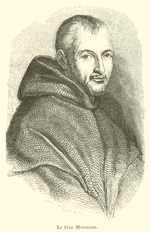 Le Pere Mersenne (rytina) od French School