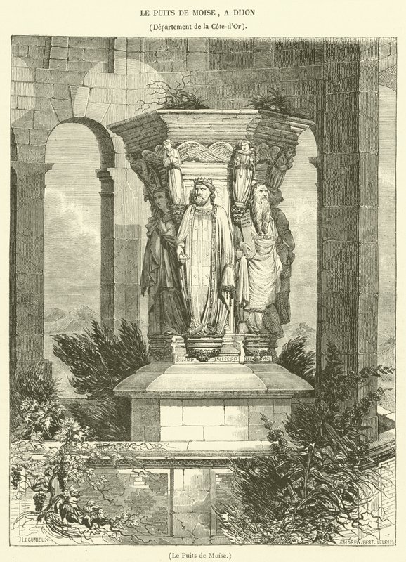 Le Puits de Moise (rytina) od French School