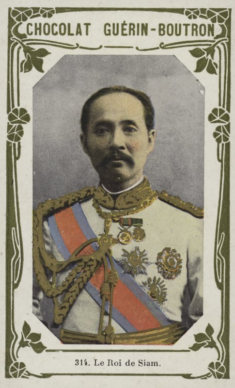 Le Roi de Siam (coloured photo) od French School