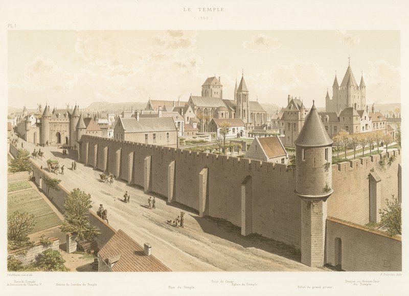 Chrám, 1450 od French School