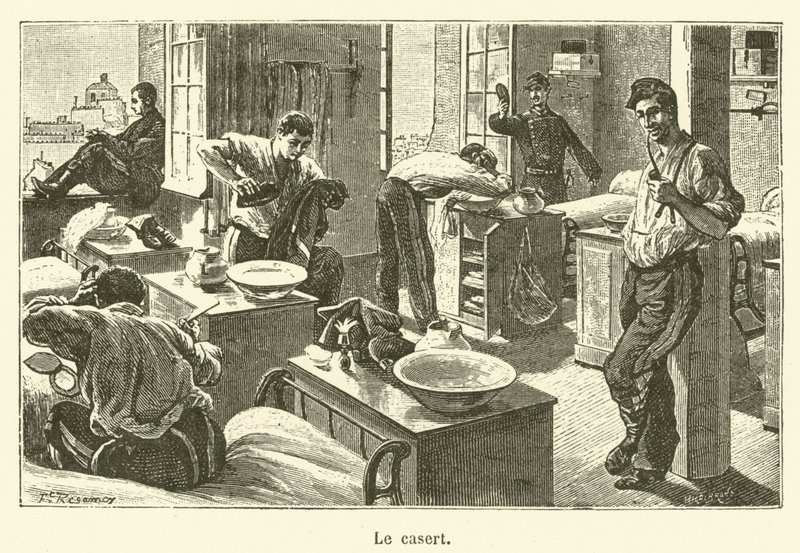 Le casert (rytina) od French School