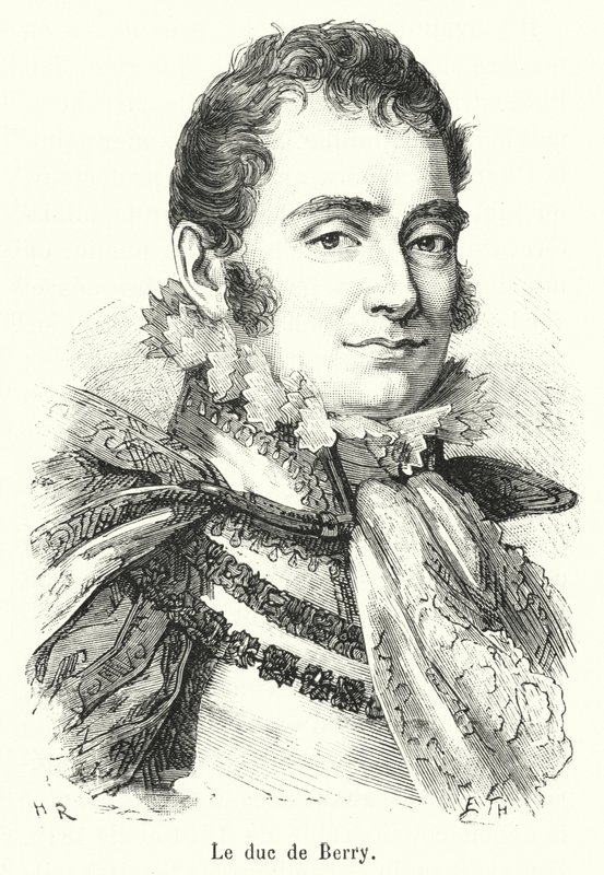 Le duc de Berry (rytina) od French School