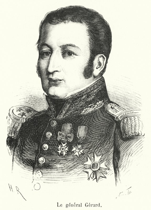 Le general Gerard (rytina) od French School