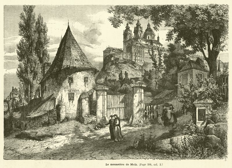 Mnich z Melku (rytina) od French School