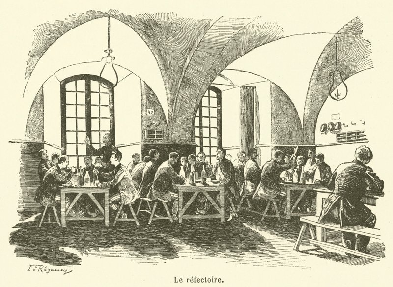 Refektář (rytina) od French School