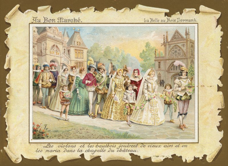 Odcházení z kaple, Šípková Růženka od French School