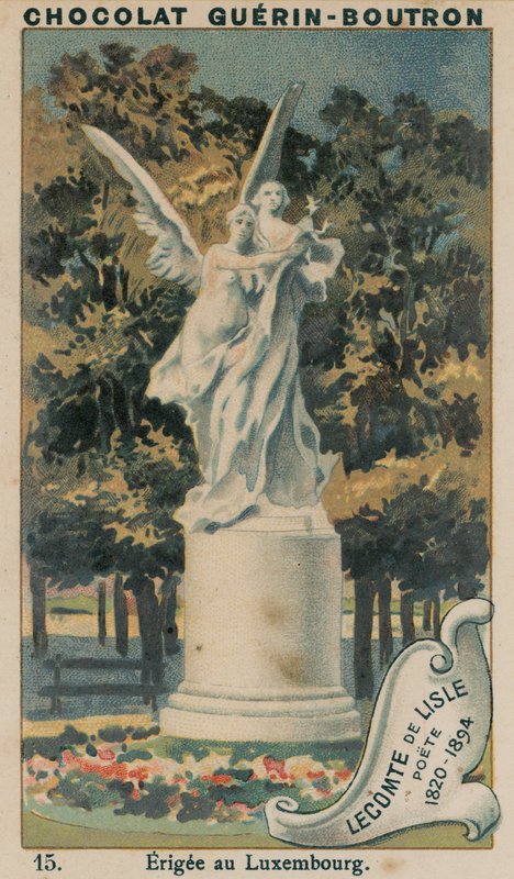 Leconte de Lisle, básník, 1820-1894, postavený v Lucembursku od French School