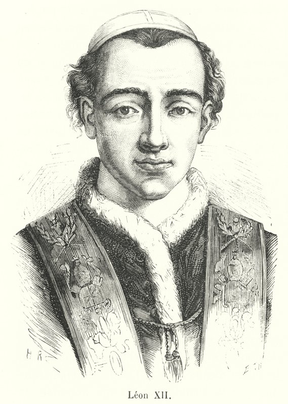 Leon XII (rytina) od French School