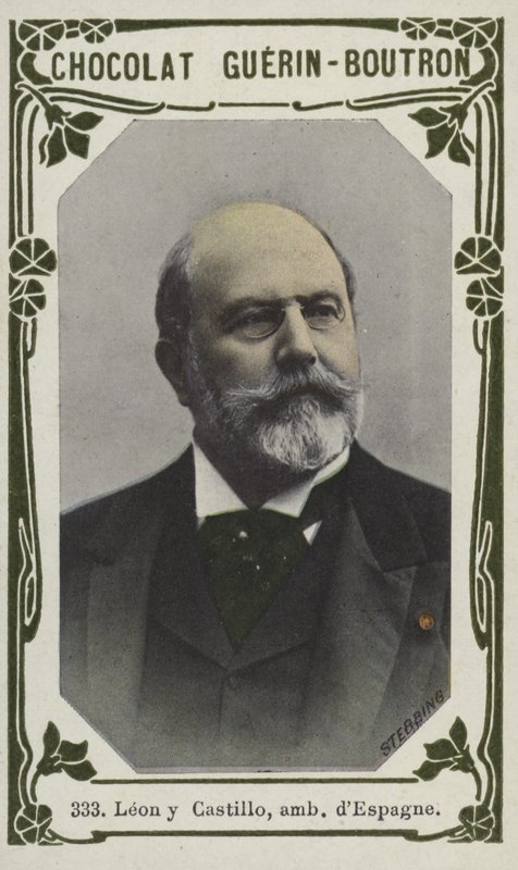 Leon y Castillo, velvyslanec dEspagne (barevné foto) od French School