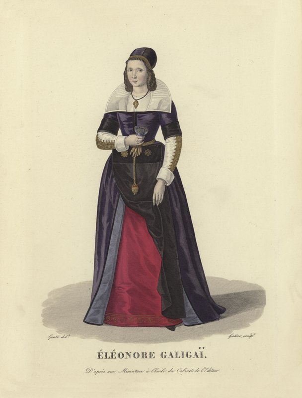 Leonora Dori Galigai, oblíbenkyně Marie de Medici, matky francouzského krále Ludvíka XIII od French School