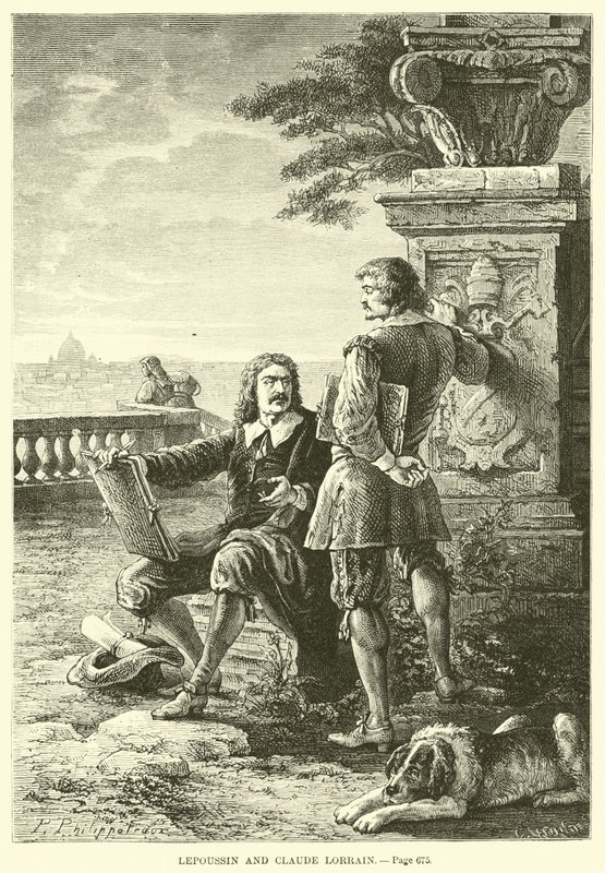 Lepoussin a Claude Lorrain od French School
