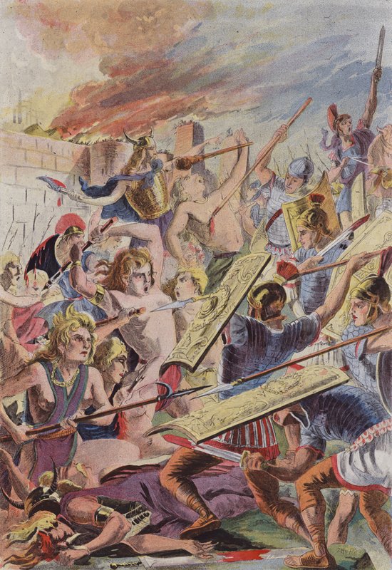 Les Gauloises de Vercingetorix od French School