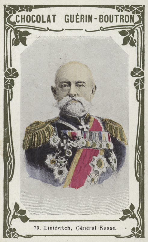 Linievitch, generál Russe (barevná fotografie) od French School