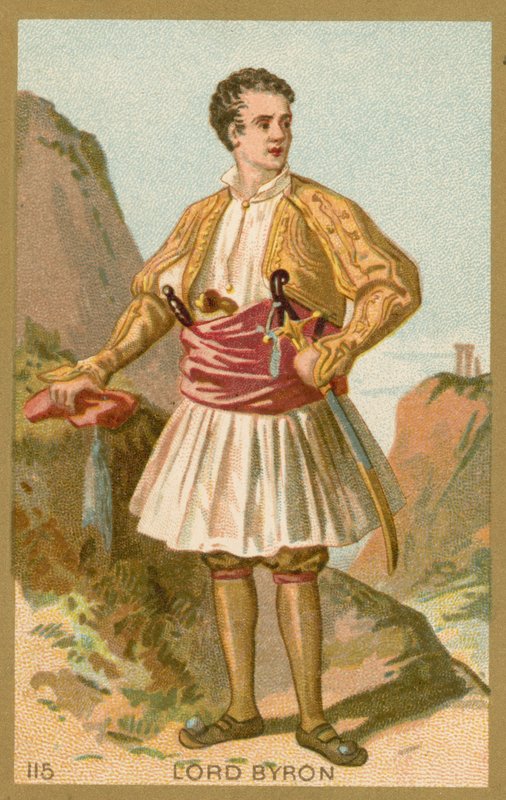 Lord Byron , anglický básník od French School